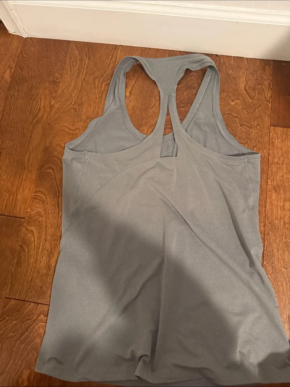 Athleta Gray Racerback Performance Tank - Picture 3 of 3